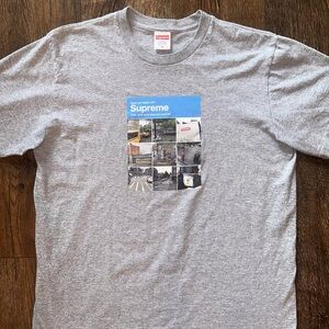 Supreme Verify T-shirt Light Gray Size Medium